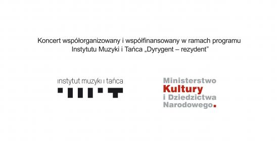 Logotypy Instytutu Muzyki i Tańca oraz Ministerstwa Kultury i Dziedzictwa Narodowego