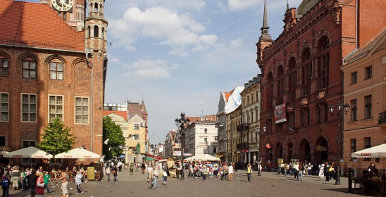 część Rynku Staromiejskiego w Toruniu
