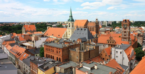 Stare Miasto w Toruniu - widok z góry