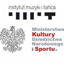 Logotyp Ministerstwa Kultury, Dziedzictwa Narodowego i Sportu oraz Instytutu Muzyki i Tańca