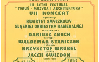 VII koncert w ramach III Letniego Festiwalu (18.07.1999)