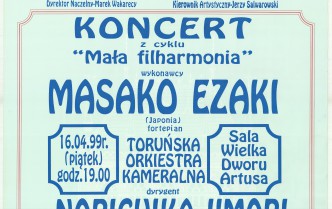 Mala filharmonia. Masako Ezaki (16.04.1999)