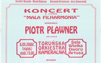 Mala Filharmonia -P.Plawner (08.09.2000)
