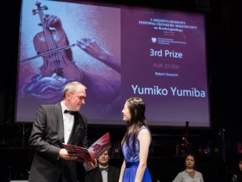 5. Międzynarodowy Festiwal i Konkurs Skrzypcowy im. K. Lipińskiego Wręczeniem nagrody przez Prezesa PGE Toruń S.A. podczas Koncertu Laureatów  - 5. Międzynarodowy Festiwal i Konkurs Skrzypcowy im. K. Lipińskiego