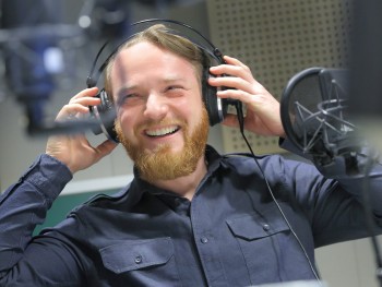 Mariusz Gradowski, fot. G. Śledź mężczyzna w słuchawkach